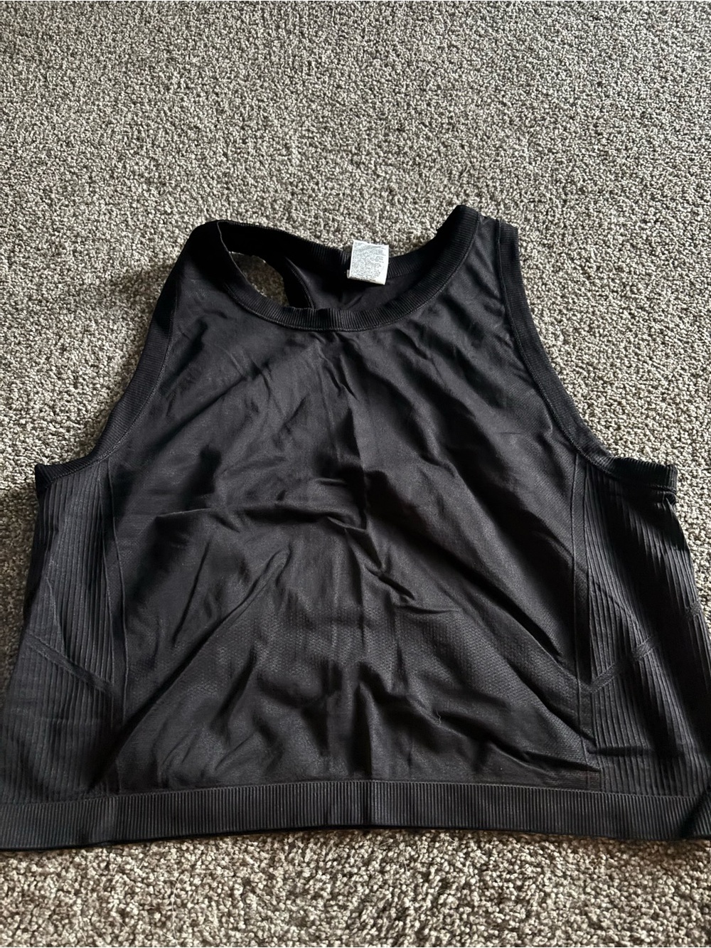 Old Navy Black Mesh Crop Tank - NEVER WORN NO TAGS